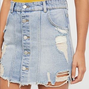 Free People | Denim Skirt